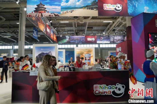  3月5日，2024年柏林國際旅游交易會(huì)(ITB)在柏林會(huì)展中心拉開帷幕。以“你好！中國”為主題的中國展區(qū)當(dāng)日亮相展會(huì)。中新社記者 馬秀秀 攝