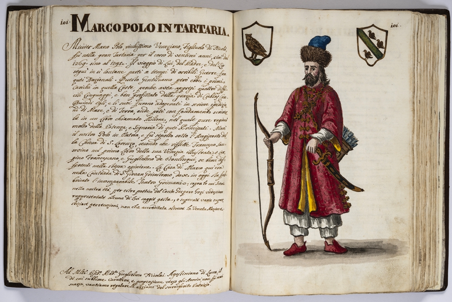 “馬可·波羅的世界”展覽的部分展品。威尼斯市立博物館基金會供圖